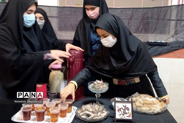 ایستگاه صلواتی در دبیرستان حنانه شهرستان رباط کریم