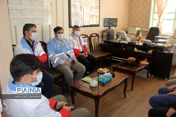 اجرای تمرین آمادگی دانش‌آموزان در برابر بلایای طبیعی