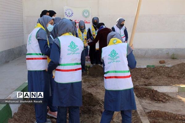 برگزاری پویش نذر نهال در ناحیه یک اهواز