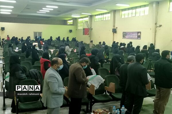 مراسم گرامیداشت 9 دی و سالگرد شهادت سردار حاج قاسم سلیمانی  آموزشگاه فتح المبین