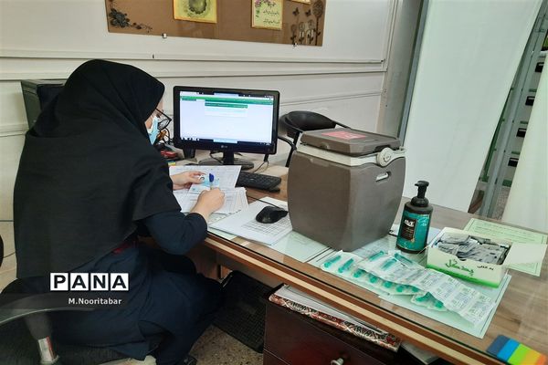 واکسیناسیون مرحله سوم کارکنان اداری آموزش و پرورش منطقه ۱۵