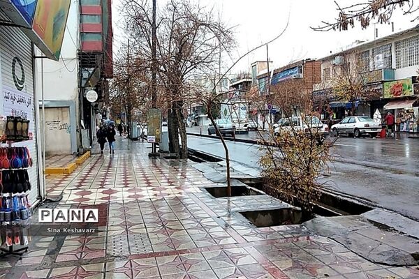 طراوت زمستانی شیراز پس از بارش نخستین باران فصلی