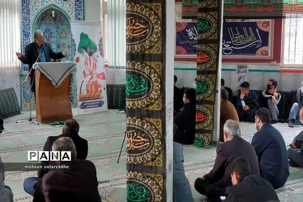 مراسم گرامیداشت 9دی با حضور بسیجیان فرهنگی ناحیه دو شهرری