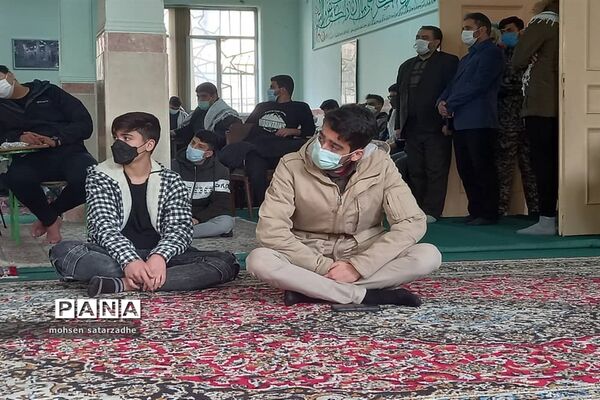 مراسم گرامیداشت 9‌دی در آموزشگاه امیر کبیر ناحیه دو شهرری
