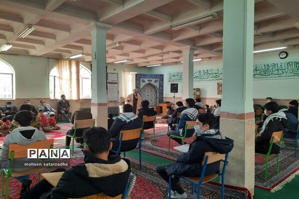 مراسم گرامیداشت 9‌دی در آموزشگاه امیر کبیر ناحیه دو شهرری