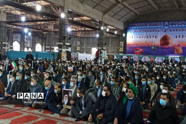 آیین ۹ دی در مصلای مهدیه امام خمینی (ره) اهواز