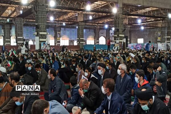 آیین ۹ دی در مصلای مهدیه امام خمینی (ره) اهواز