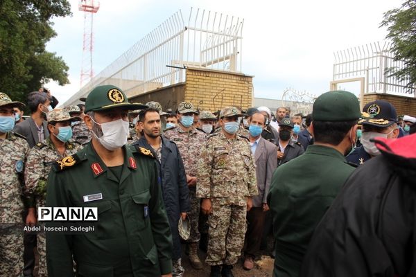 استقبال از پیکر شهیدان گمنام در بوشهر