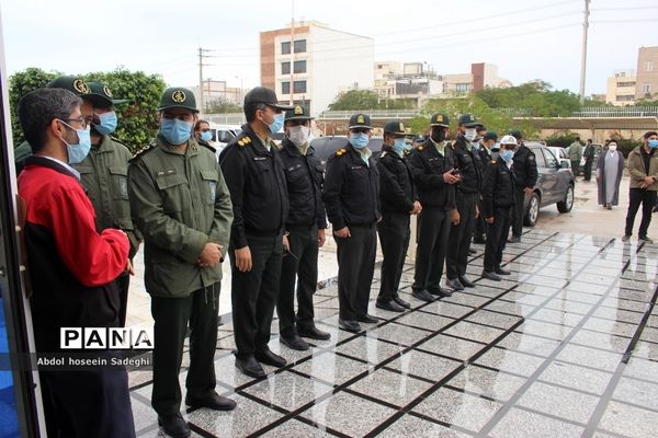 استقبال از پیکر شهیدان گمنام در بوشهر