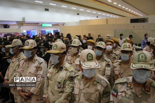 استقبال از پیکر شهیدان گمنام در بوشهر