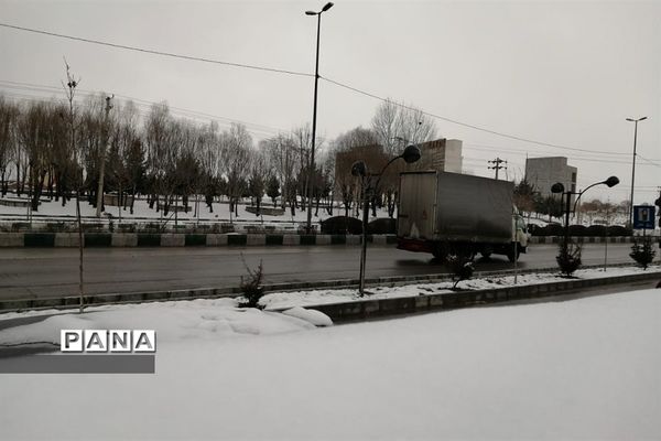 بارش برف در شهرستان دماوند