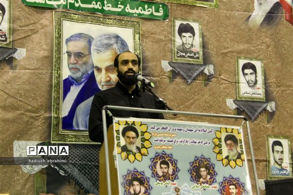 مراسم سالگرد شهادت سردار سلیمانی در گلوگاه