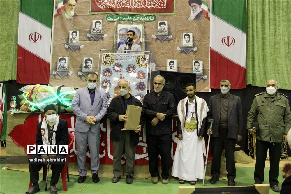 مراسم سالگرد شهادت سردار سلیمانی در گلوگاه