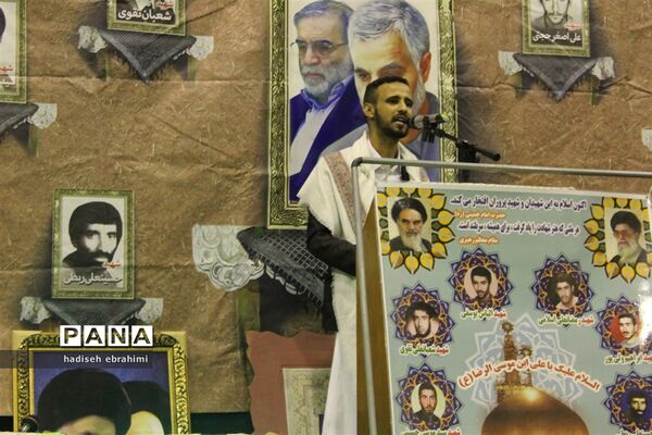 مراسم سالگرد شهادت سردار سلیمانی در گلوگاه