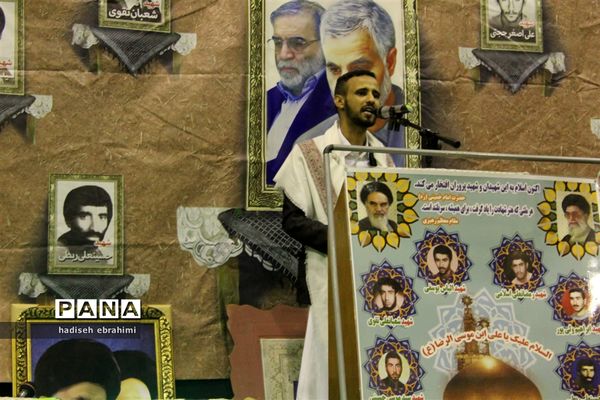 مراسم سالگرد شهادت سردار سلیمانی در گلوگاه