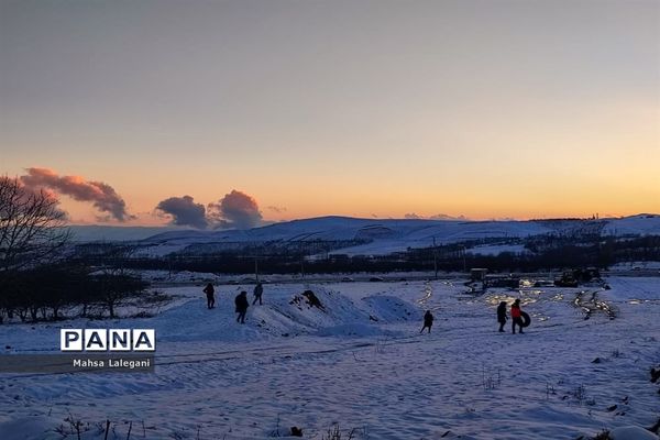 طبیعت برفی هماشهر در سپیدان