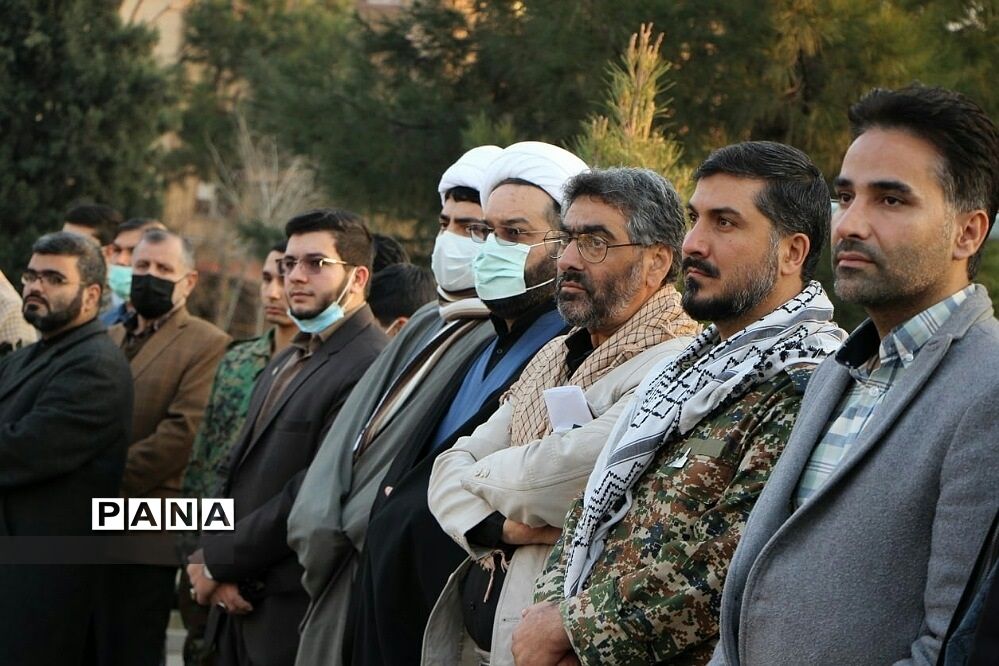 مراسم گرامیداشت دومین سالگرد شهادت حاج قاسم سلیمانی و ابومهدی المهندس در شهرک خاورشهر