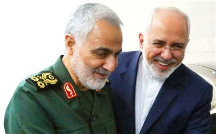 ظریف: جهان به مبارزانی مانند سلیمانی احتیاج دارد، نه جنگ‌افروزان بزدلی مانند ترامپ، نتانیاهو و شرکا