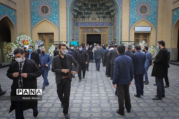 مراسم ترحیم فرزند سخنگوی دولت