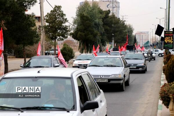کاروان خودرویی به مناسبت سالگرد شهادت سردار سلیمانی در قم