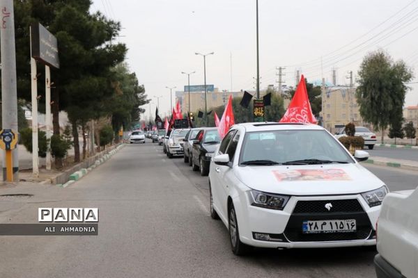 کاروان خودرویی به مناسبت سالگرد شهادت سردار سلیمانی در قم