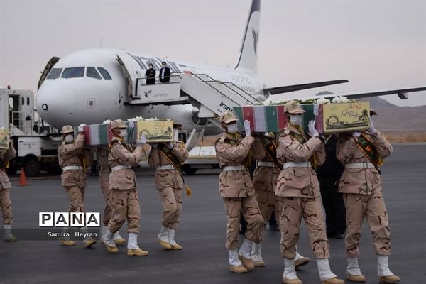 استقبال از 4شهید گمنام