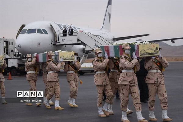 استقبال از 4شهید گمنام