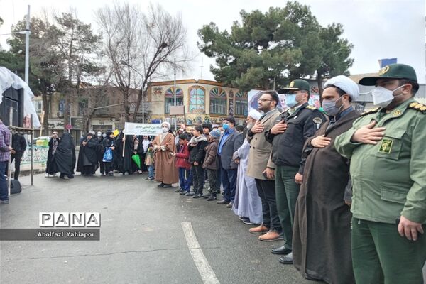 بزرگداشت دومین سالگرد شهادت حاج قاسم سلیمانی در میدان مرکزی کاشمر