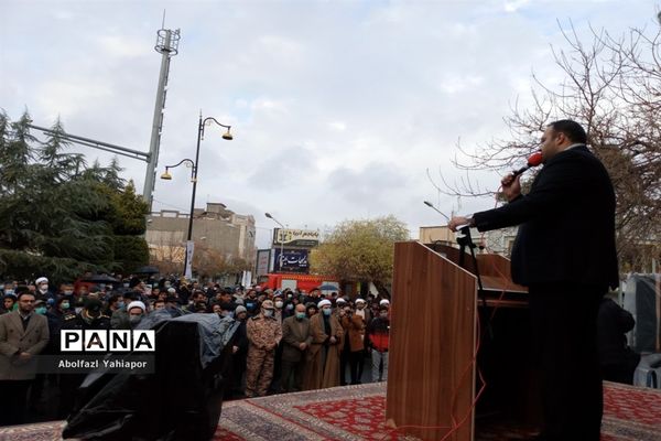 بزرگداشت دومین سالگرد شهادت حاج قاسم سلیمانی در میدان مرکزی کاشمر