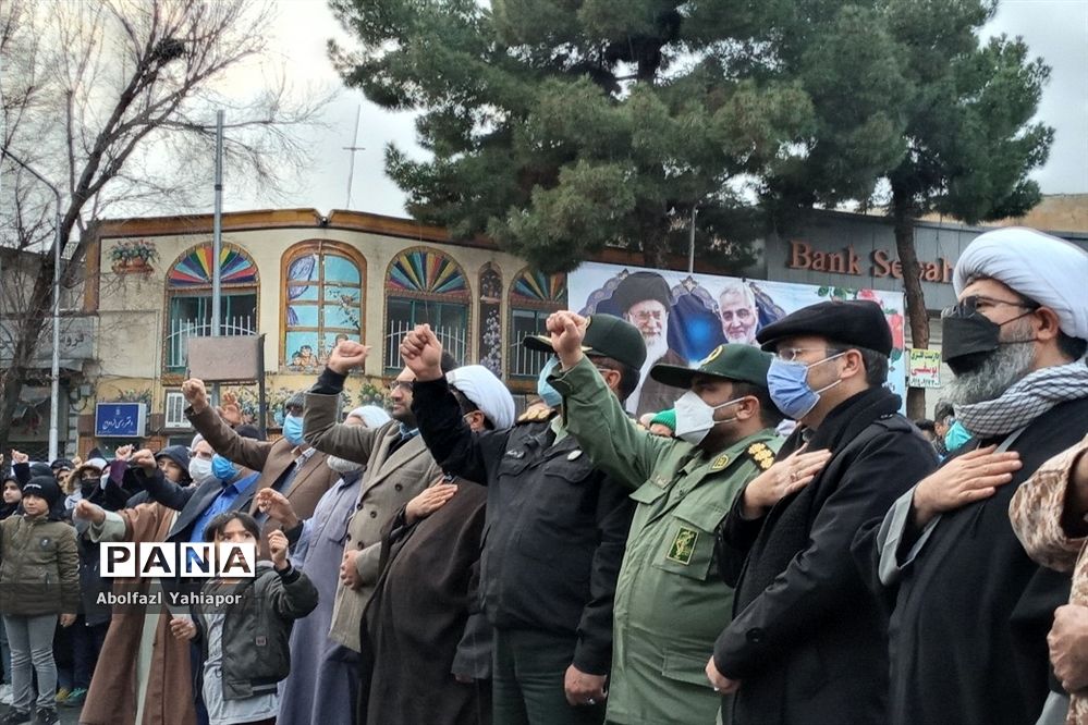 بزرگداشت دومین سالگرد شهادت حاج قاسم سلیمانی در میدان مرکزی کاشمر