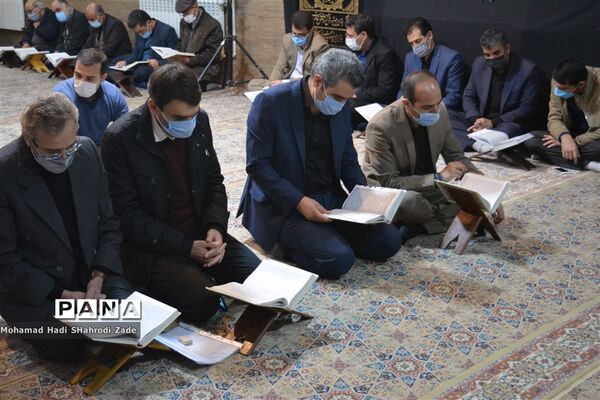 برگزاری مجلس یادبود شهید دلها حاج قاسم سلیمانی در آموزش و پرورش ناحیه یک مشهد