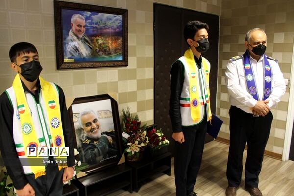 مراسم بزرگداشت دومین سالگرد شهادت سردار سلیمانی در اداره‌کل آموزش و پرورش فارس