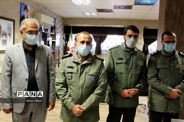 مراسم بزرگداشت دومین سالگرد شهادت سردار سلیمانی در اداره‌کل آموزش و پرورش فارس