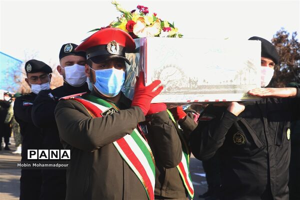 مراسم استقبال از پیکرهای مطهر۳ شهید گمنام در تبریز