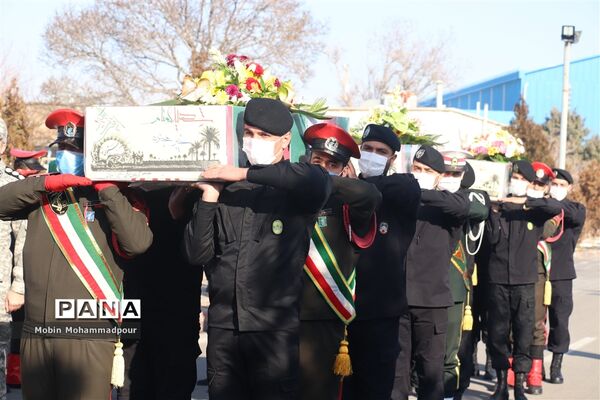 مراسم استقبال از پیکرهای مطهر۳ شهید گمنام در تبریز