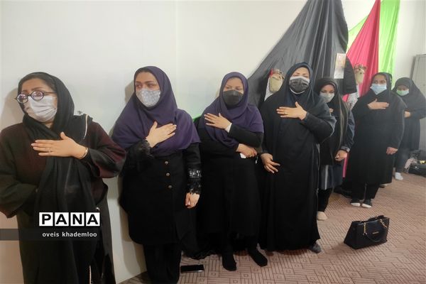 مراسم فاطمیه و شهادت سردار سلیمانی در دبستان شهیدان حجازی گلوگاه