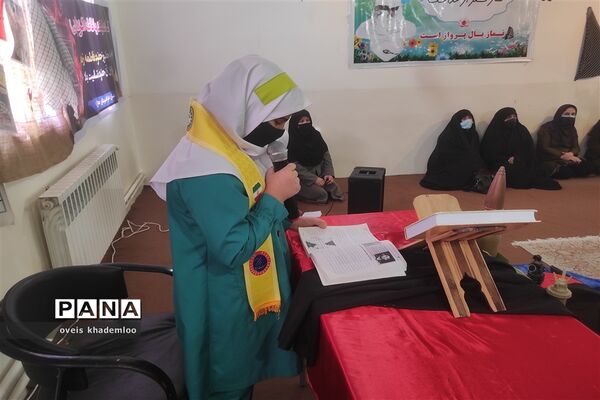 مراسم فاطمیه و شهادت سردار سلیمانی در دبستان شهیدان حجازی گلوگاه