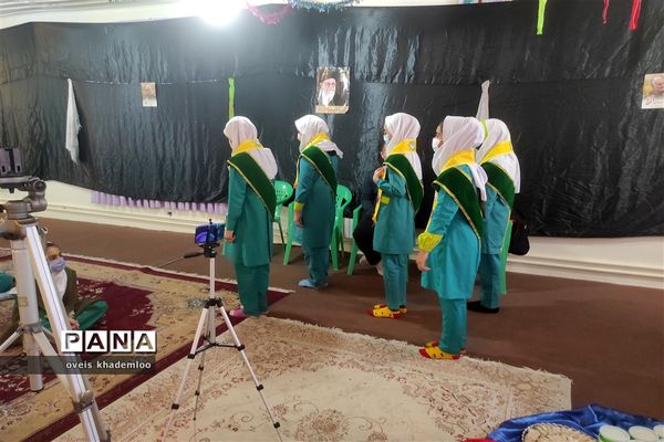 مراسم فاطمیه و شهادت سردار سلیمانی در دبستان شهیدان حجازی گلوگاه