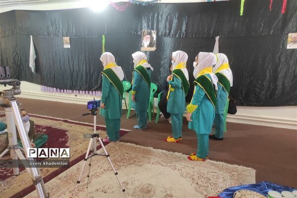 مراسم فاطمیه و شهادت سردار سلیمانی در دبستان شهیدان حجازی گلوگاه