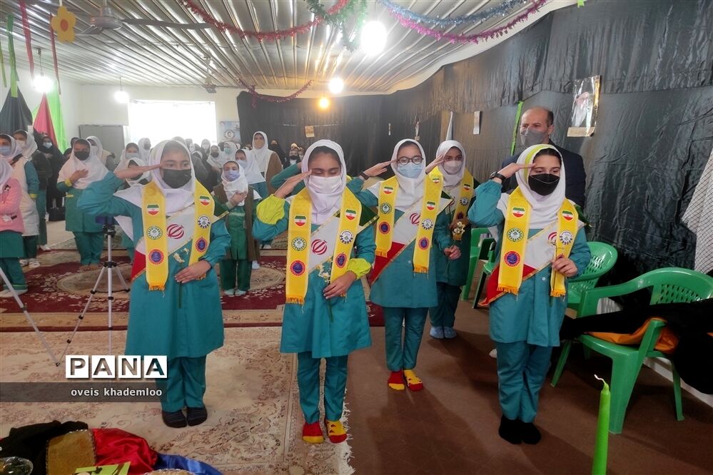مراسم فاطمیه و شهادت سردار سلیمانی در دبستان شهیدان حجازی گلوگاه