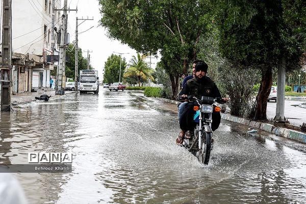 سیل در شهر کنارک استان سیستان و بلوچستان