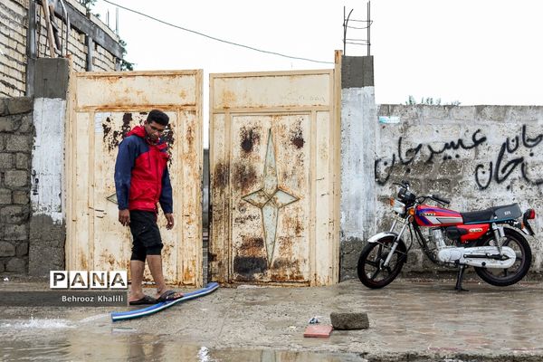 سیل در شهر کنارک استان سیستان و بلوچستان