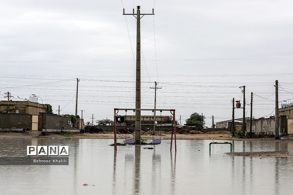 سیل در شهر کنارک استان سیستان و بلوچستان