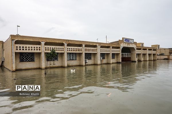 سیل در شهر کنارک استان سیستان و بلوچستان