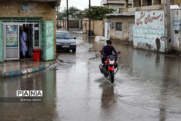 سیل در شهر کنارک استان سیستان و بلوچستان