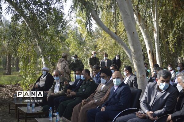 مراسم روز درختکاری در اردوگاه تربیتی امام خمینی (ره)  استان بوشهر چاهکوتا برگزار شد