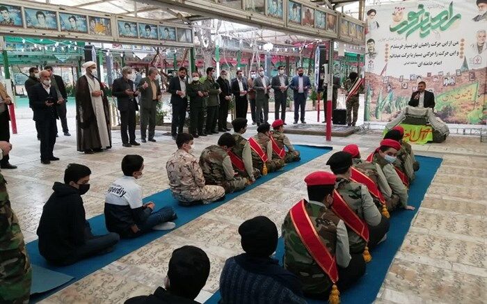 آئین افتتاحیه راهیان نور دانش‌آموزی استان قم در فضای مجازی