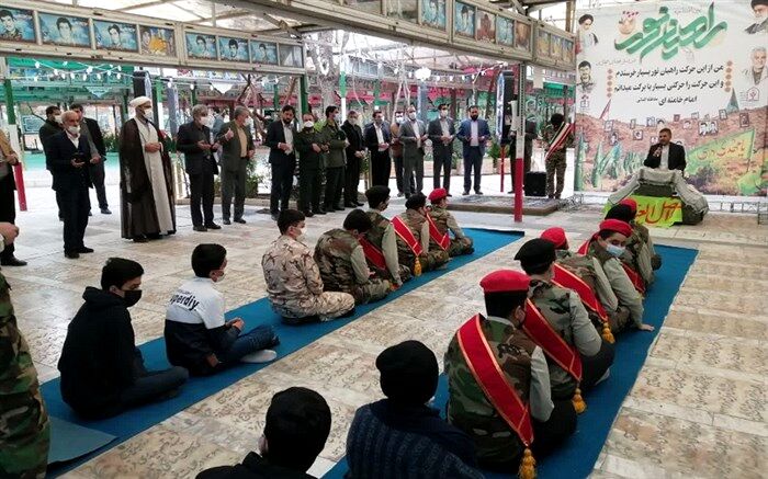 آئین افتتاحیه راهیان نور دانش‌آموزی استان قم در فضای مجازی