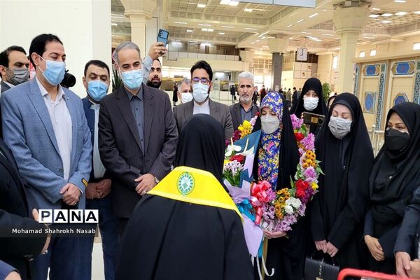 آیین استقبال از دانش‌آموز پیشتاز قرآنی جهان اسلام در اهواز