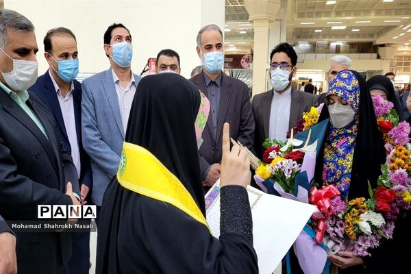 آیین استقبال از دانش‌آموز پیشتاز قرآنی جهان اسلام در اهواز